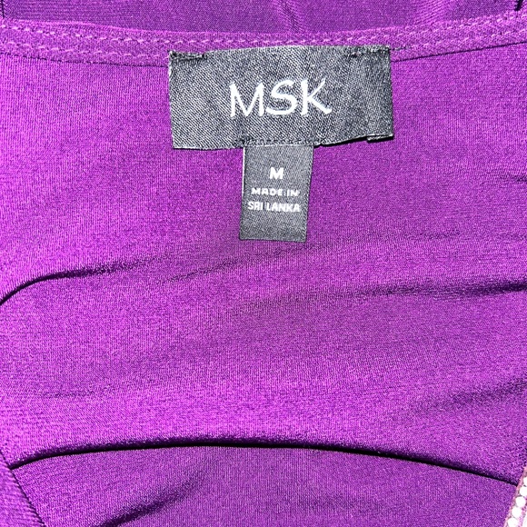 Regal purple dress by MSK size M - Picture 5 of 5